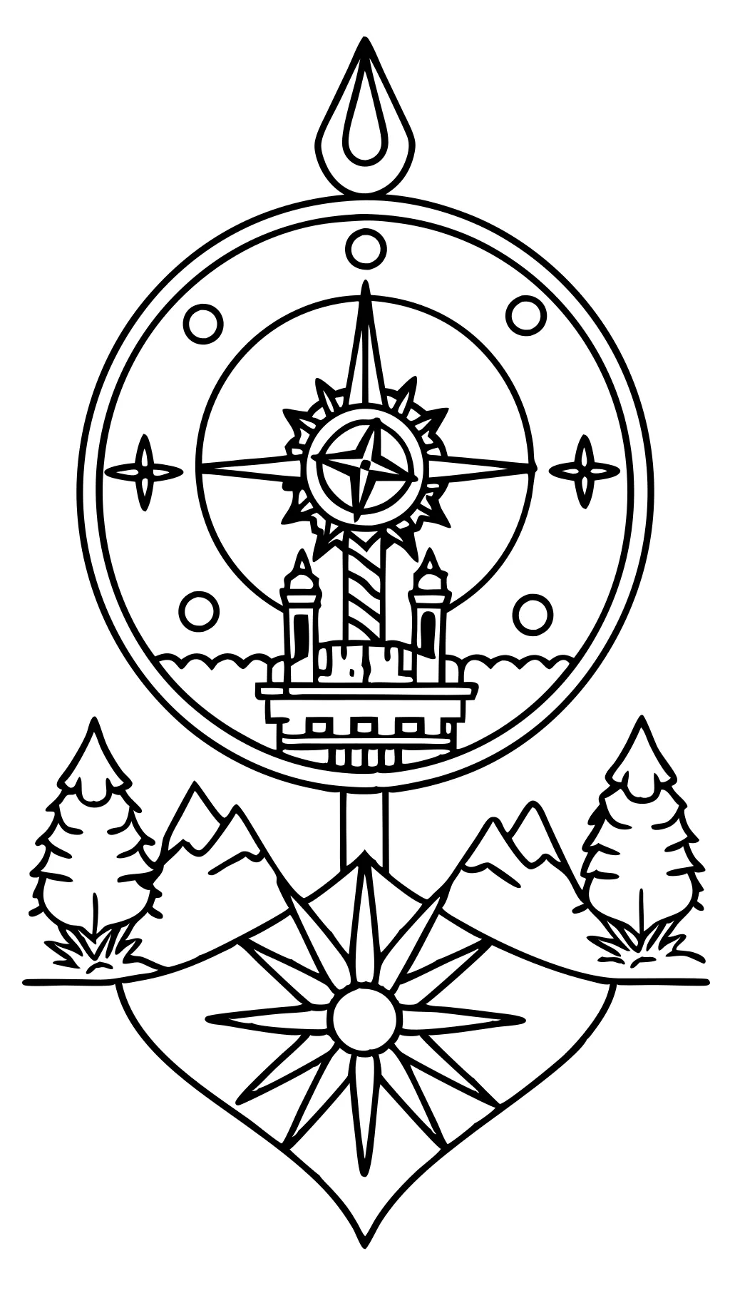 liahona coloring page